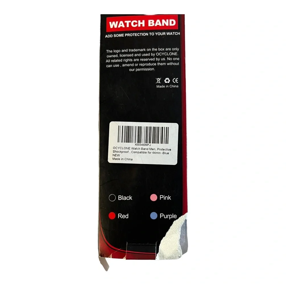 COPY - Blue Apple Watch Band Protective Shockproof 44mm
